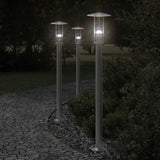Vidaxx lampadaire d'extérieur 100 cm acier inoxydable argenté