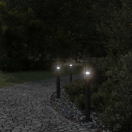 Vidaxx lampadaire d'extérieur 60 cm acier inoxydable noir