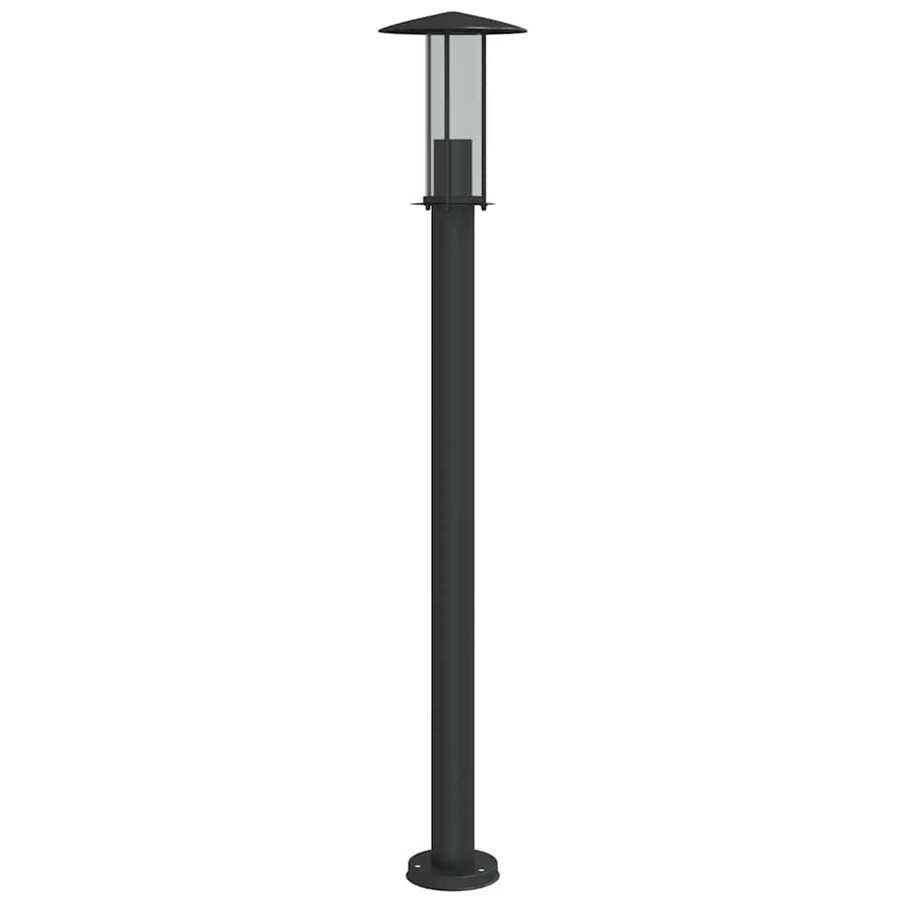 Vidaxx lampadaire d'extérieur 100 cm acier inoxydable noir