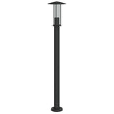 Vidaxx lampadaire d'extérieur 100 cm acier inoxydable noir