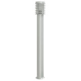 VidaXL lampadaire d'extérieur 110 cm acier inoxydable argenté