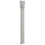 Vidaxxl lampadaire d'extérieur avec capteur 110 cm acier inoxydable argent