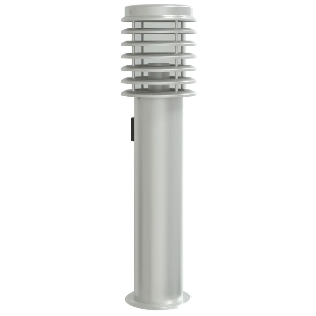Vidaxx lampadaire d'extérieur avec douille 60 cm acier inoxydable argent