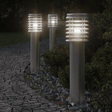 Vidaxx lampadaire d'extérieur avec douille 60 cm acier inoxydable argent