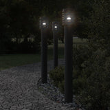 Vidaxx lampadaire d'extérieur avec douille 110 cm acier inoxydable noir