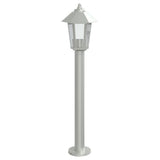Vidaxx lampadaire d'extérieur 80 cm acier inoxydable argenté