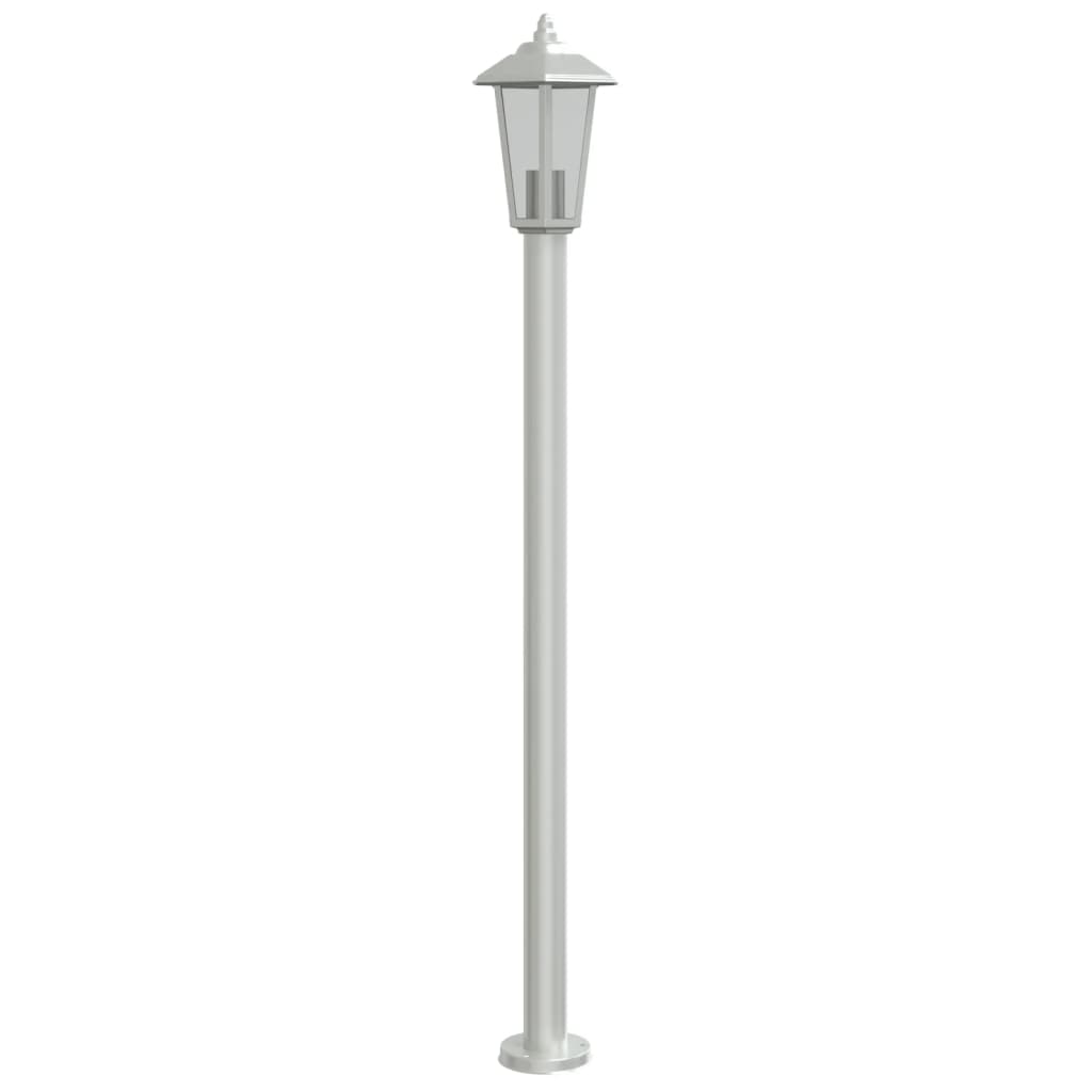 Vidaxx lampadaire d'extérieur 120 cm acier inoxydable argenté