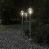 Vidaxx lampadaire d'extérieur 120 cm acier inoxydable argenté