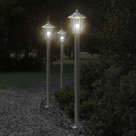 Vidaxx lampadaire d'extérieur 120 cm acier inoxydable argenté
