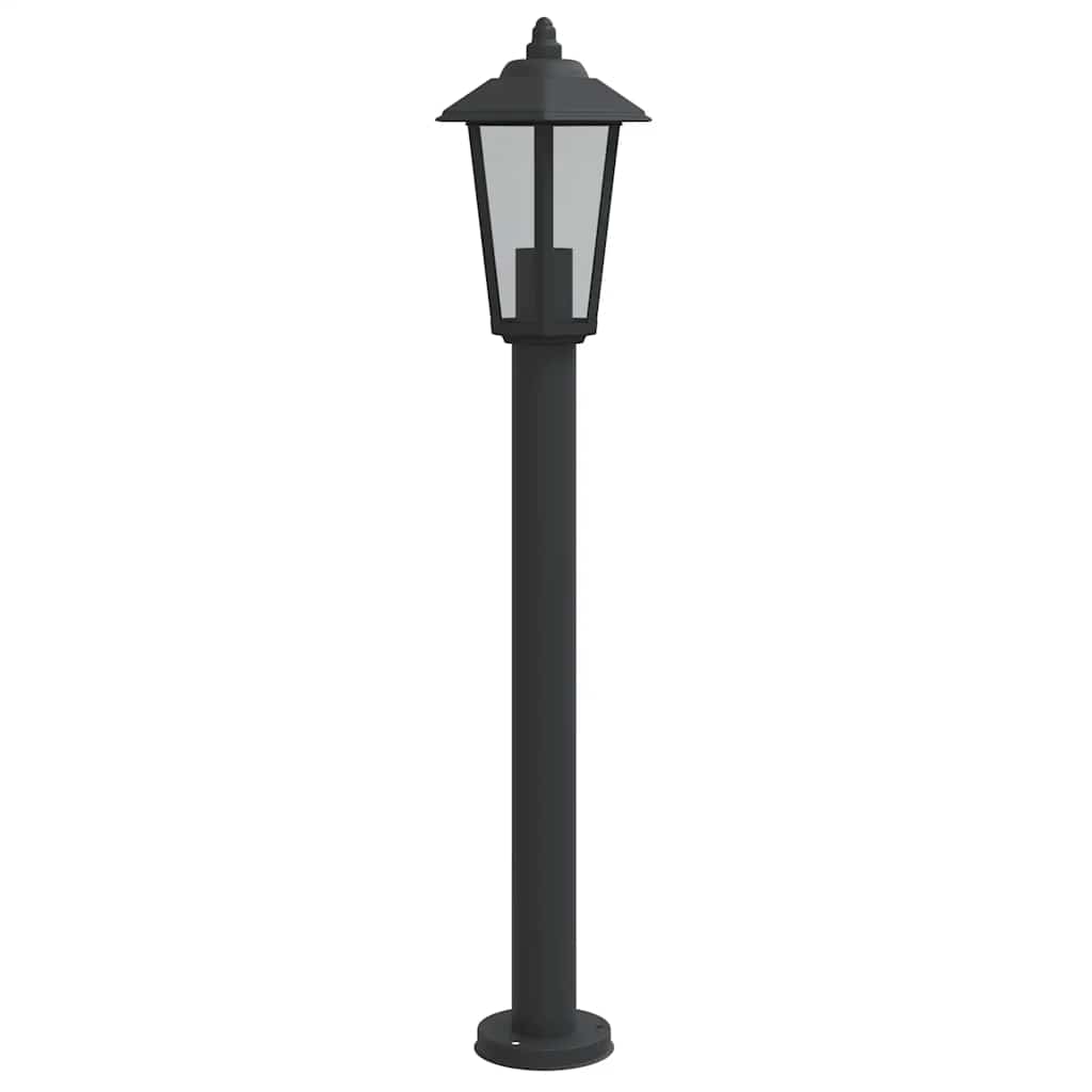 Vidaxx lampadaire d'extérieur 80 cm acier inoxydable noir