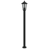 Vidaxx lampadaire d'extérieur 120 cm acier inoxydable noir