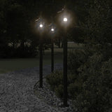 Vidaxx lampadaire d'extérieur 120 cm acier inoxydable noir