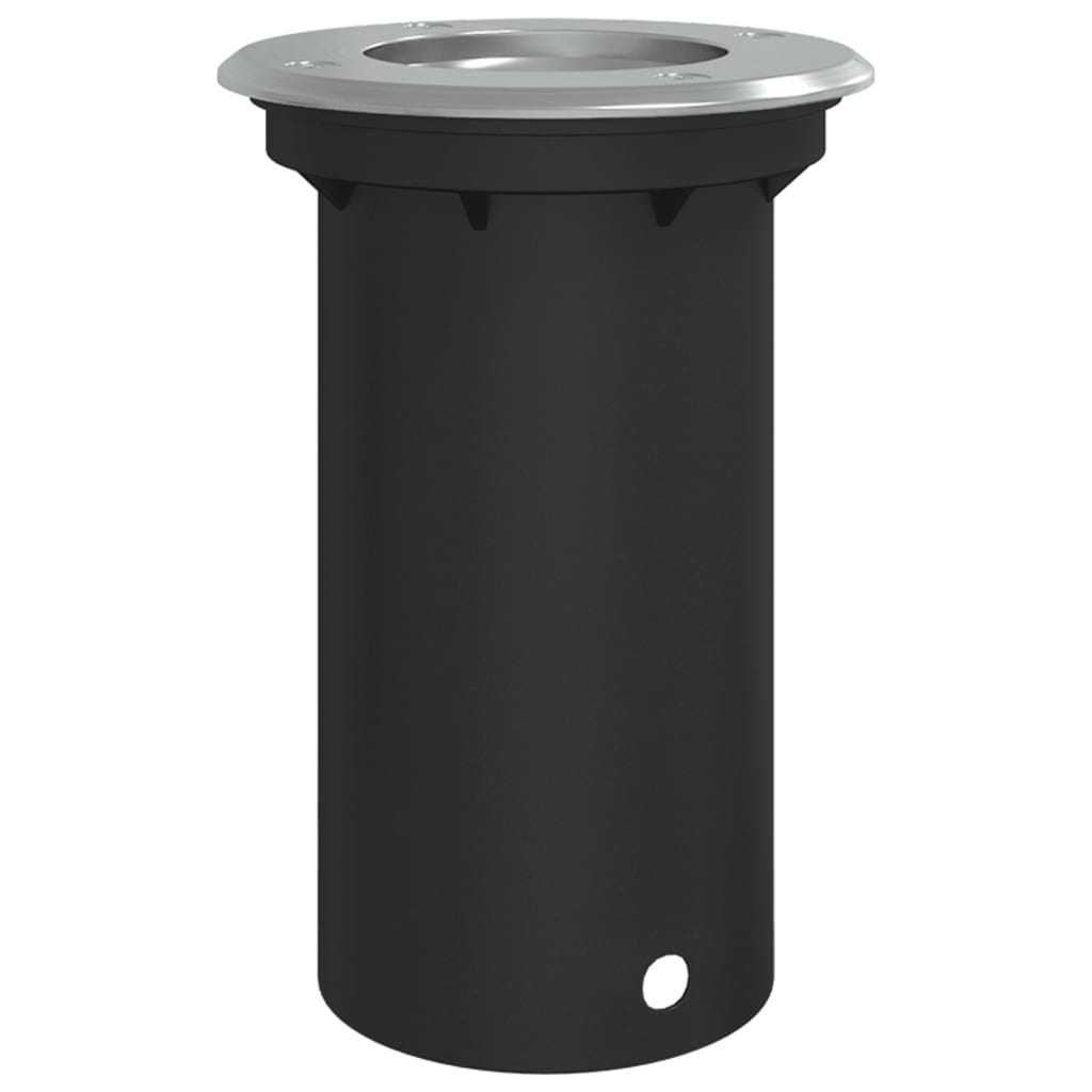 Vidaxx éclairage de sol extérieur rond 10,5x10,5 cm fonte d'aluminium noir
