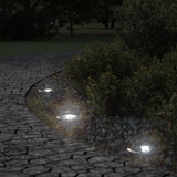 Vidaxx éclairage de sol extérieur rond 10,5x10,5 cm fonte d'aluminium noir