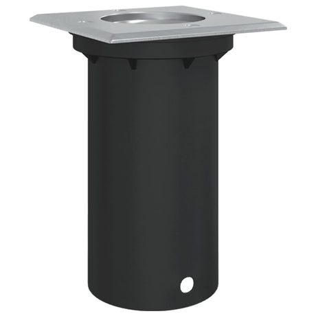 Vidaxx éclairage de sol extérieur carré 10,5x10,5 cm aluminium noir