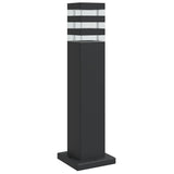 Vidaxx lampadaires d'extérieur 50 cm aluminium noir