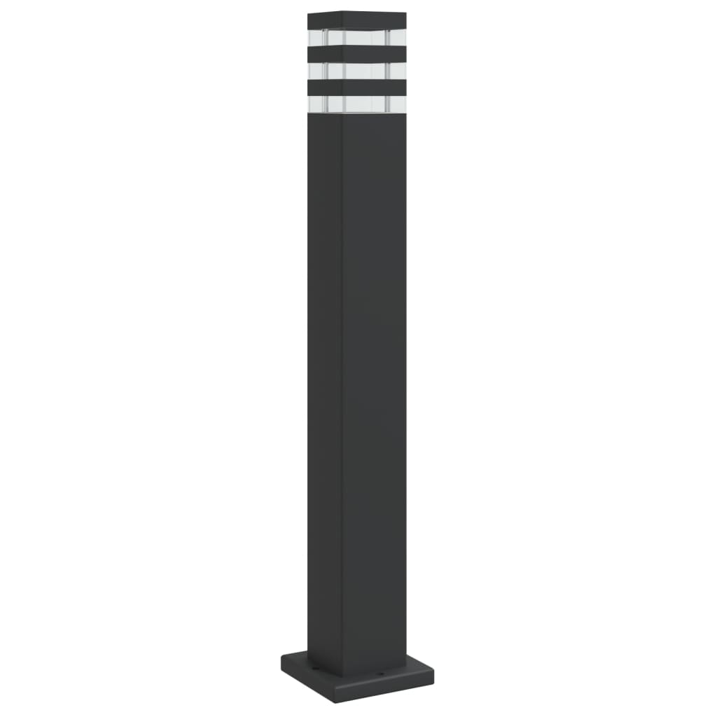 Vidaxx lampadaires d'extérieur 80 cm aluminium noir