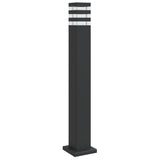 Vidaxx lampadaires d'extérieur 80 cm aluminium noir