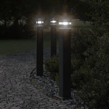 Vidaxx lampadaires d'extérieur 80 cm aluminium noir