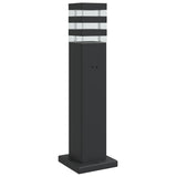 VidaXL lampadaire d'extérieur avec douille 50 cm aluminium noir