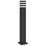 VidaXL lampadaire d'extérieur avec douille 80 cm aluminium noir