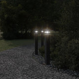 VidaXL lampadaire d'extérieur avec douille 80 cm aluminium noir