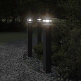 VidaXL lampadaire d'extérieur avec douille 80 cm aluminium noir