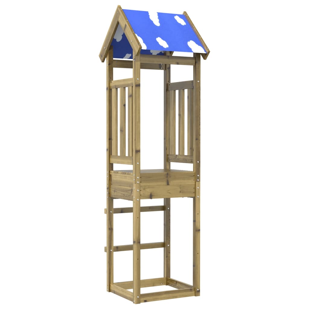 VidaXL play tower 52.5x46.5x208 cm impregnated pine