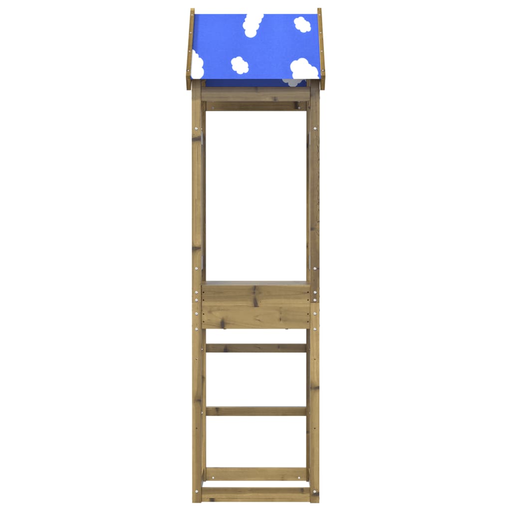 VidaXL play tower 52.5x46.5x208 cm impregnated pine