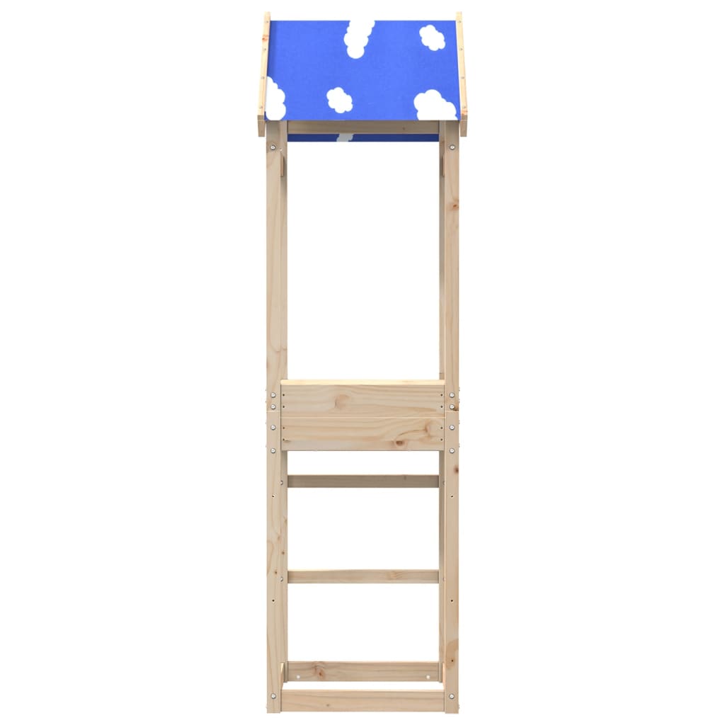 VidaXL play tower 52.5x46.5x195 cm Solid pine