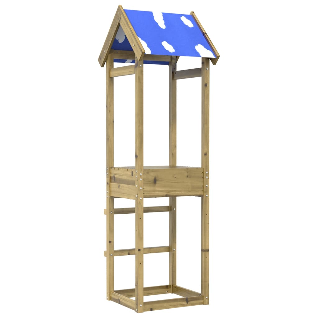 VidaXL play tower 52.5x46.5x195 cm impregnated pine