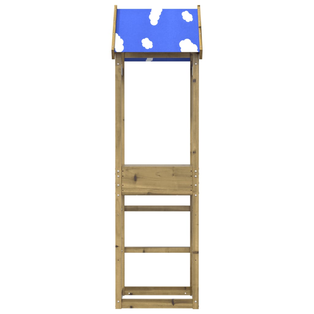 VidaXL play tower 52.5x46.5x195 cm impregnated pine