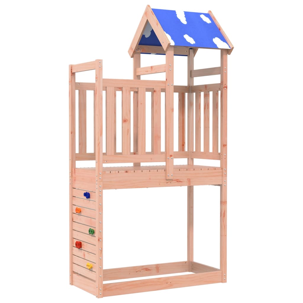 Vidaxl Play tower with rock wall 110.5x52.5x215 cm Douglas Vurenhout