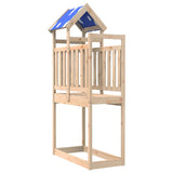 Vidaxl Play Tower 110.5x52.5x215 cm Solid Pine