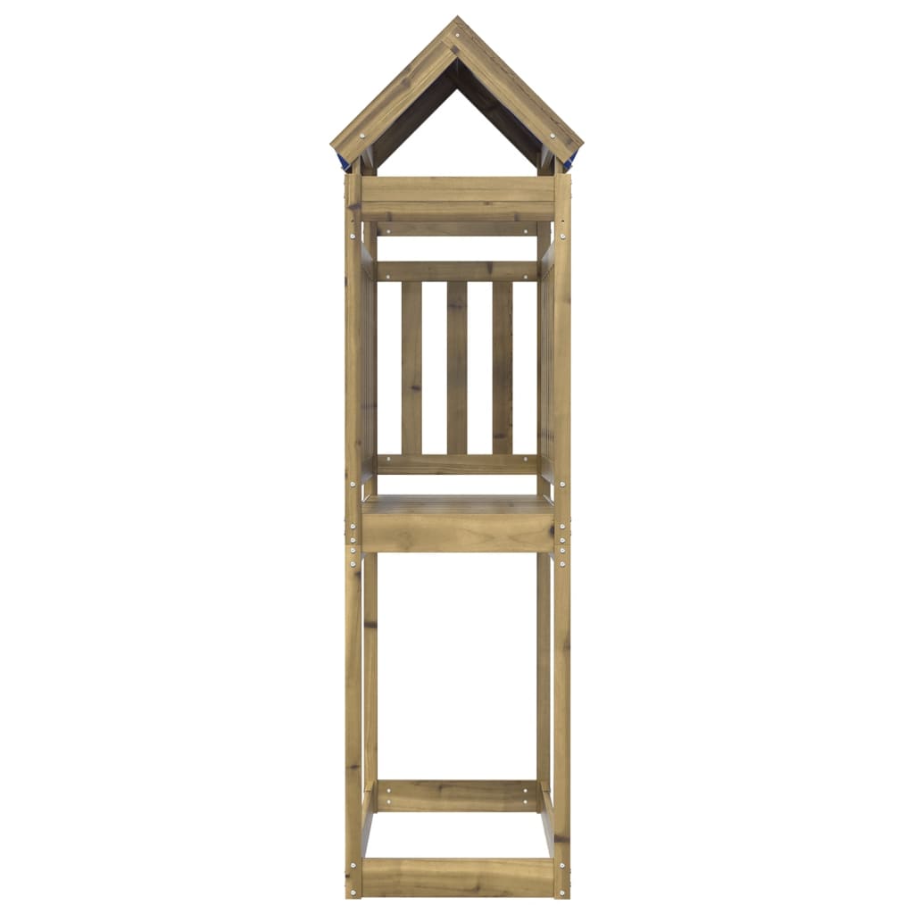 VidaXL play tower 110.5x52.5x215 cm impregnated pine