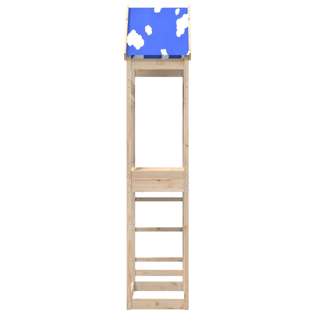 Vidaxl Play Tower 85x52.5x265 cm Solid fyrretræ