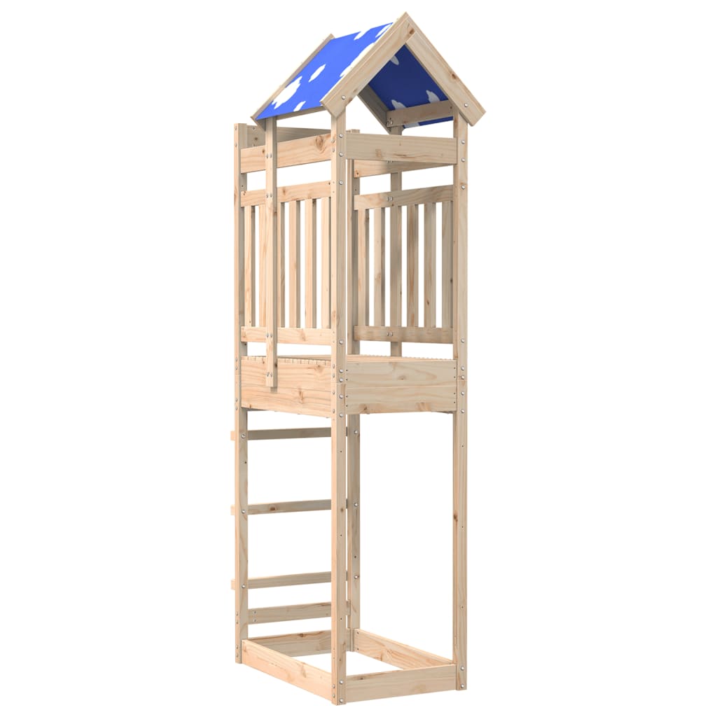 Vidaxl Play Tower 85x52.5x239 cm pino solido