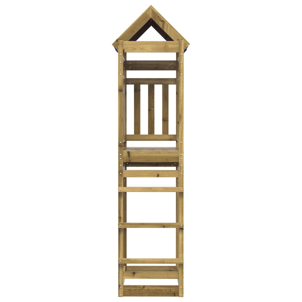 Vidaxl Play Tower 85x52.5x239 cm Pine impregnato