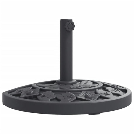 Pied de parasol Vidaxx pour mât de ø38 48 mm 9 kg demi-rond