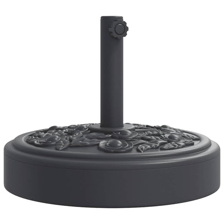 Pied de parasol Vidaxl pour mâts de ø38 48 mm 25 kg rond
