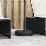 Pied de parasol Vidaxl pour mâts de ø38 48 mm 25 kg rond
