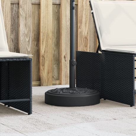Pied de parasol Vidaxl pour mâts de ø38 48 mm 25 kg rond
