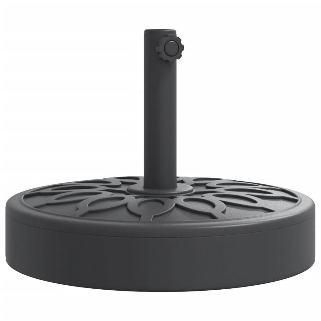 Pied de parasol Vidaxl pour mâts de ø38 48 mm 25 kg rond