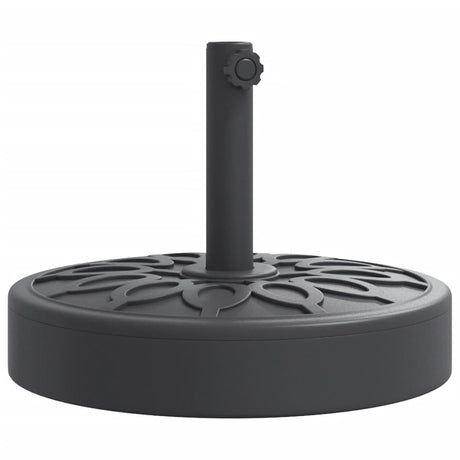 Pied de parasol Vidaxl pour mâts de ø38 48 mm 25 kg rond