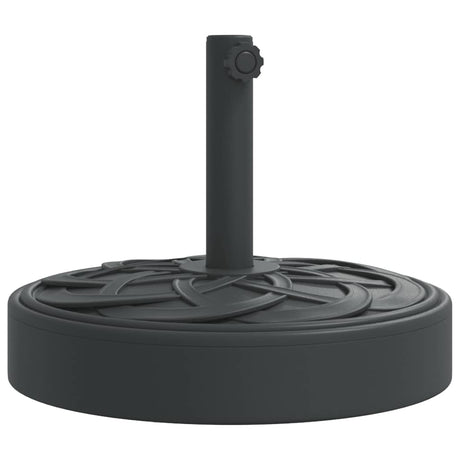 Pied de parasol Vidaxl pour mâts de ø38 48 mm 25 kg rond