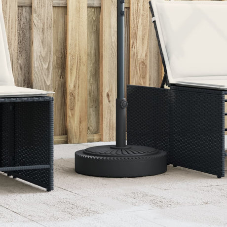 Pied de parasol Vidaxl pour mâts de ø38 48 mm 25 kg rond