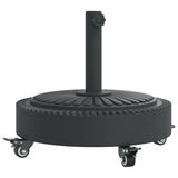Pied de parasol Vidaxx à roulettes pour mât de ø38 48 mm 27 kg rond