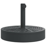 Pied de parasol Vidaxl pour mâts de ø38 48 mm 25 kg rond