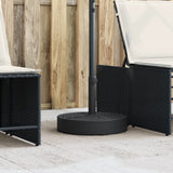 Pied de parasol Vidaxl pour mâts de ø38 48 mm 25 kg rond