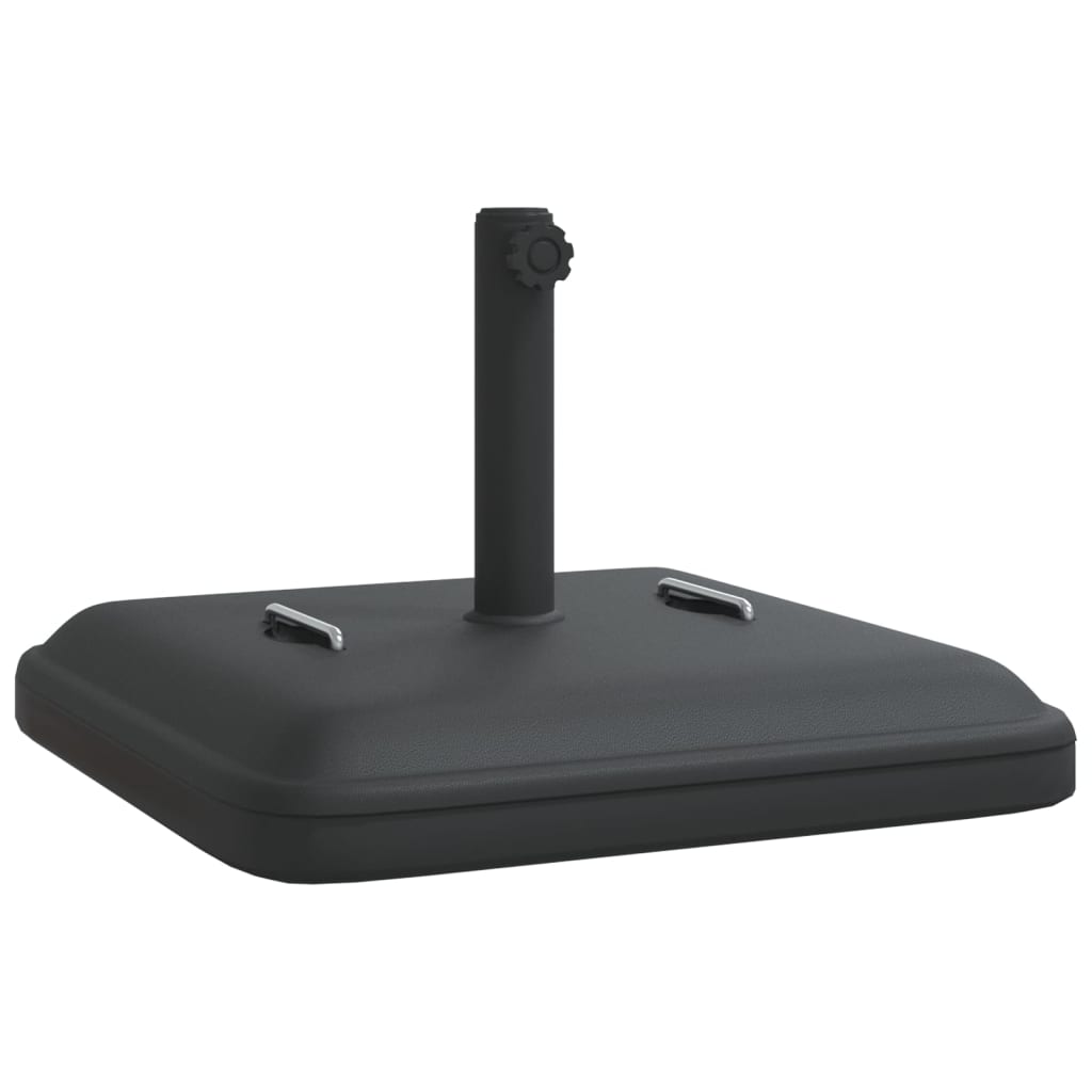 Pied de parasol VidaXL avec poignées pour mât ø38 48 mm 27 kg carré